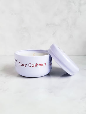 Cozy Cashmere Soy Travel Tin Candle - Infusion Candle Co.