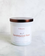 Load image into Gallery viewer, Sandalwood Rose Soy Candle - Infusion Candle Co.

